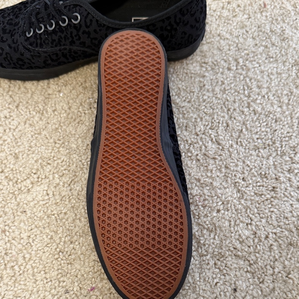 Vans Black and Gray Animal Print Shoes - Picture 3 of 3